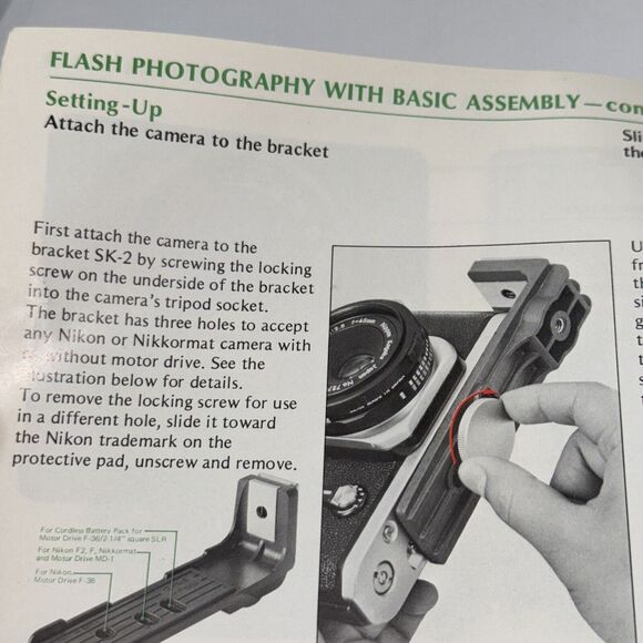 SPEEDLIGHT‎ UNIT for NIKON Cameras Instruction Manual - Picture 10 of 10